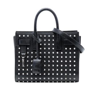 Saint Laurent Pre-owned Handbags, female, Black, Size: ONE SIZE Pre-owned Nano Sac De Jour Satchel