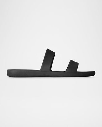 The Row Foam Rubber Dual-Band Slide Sandals