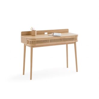 La Redoute Interieurs Bureau, 1 lade, rotan riet, Laora