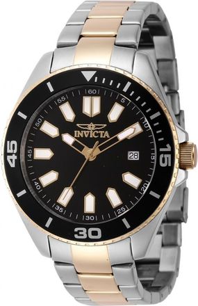 Invicta Pro Diver Quartz Black Dial Mens Watch 46319
