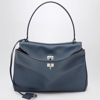 Balenciaga Rodeo medium light blue smooth calfskin bag