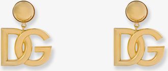 Dolce & Gabbana DG brass earrings - DOLCE & GABBANA - gender_Woman