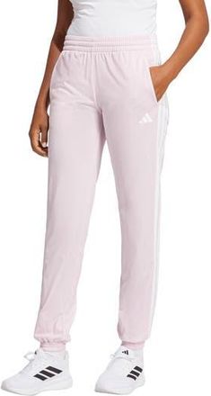 adidas Dayready 3-Stripes Track Pants in Clear Pink at Nordstrom Rack, Size X-Small