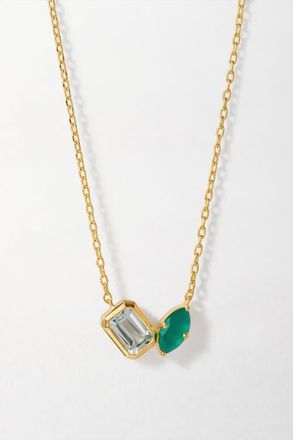 Edge of Ember Toi Et Moi Strength Necklace in Metallic Gold at Nordstrom, Size 17
