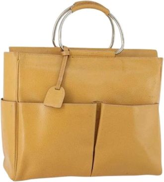 Gucci Pre-owned Handbags, female, Beige, Size: ONE SIZE Pre-owned Vintage Hand Bag