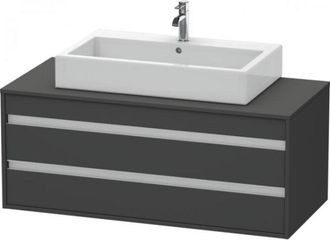 Duravit Ketho M&oacute;dulo Mural 6656, 2 Cajones, 1200mm, Para Lavabo - Duravit