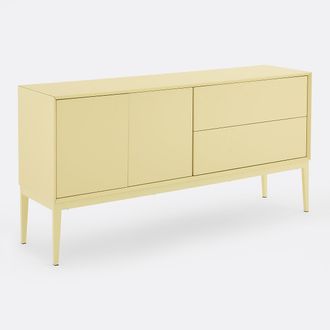 La Redoute Interieurs Laag gelakt dressoir, 2 deuren 2 lades, lengte 160 cm, PICKITO