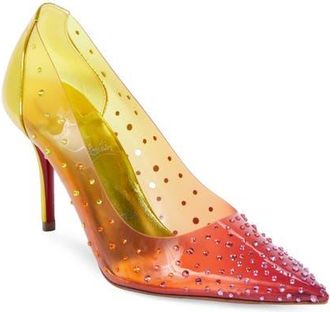 Christian Louboutin Pointed Toe Pump in Vers Citronnade at Nordstrom, Size 11.5Us