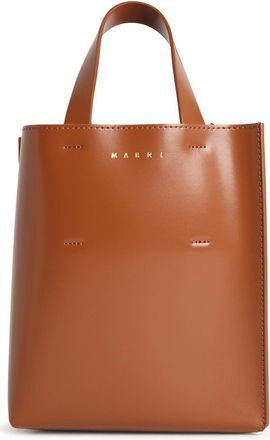 Marni Museo Brown Lear Tasche