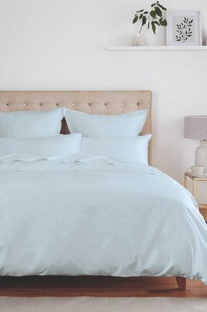 Murmur 500TC Plain Dye Duvet Cover in Blue | Size: Super King