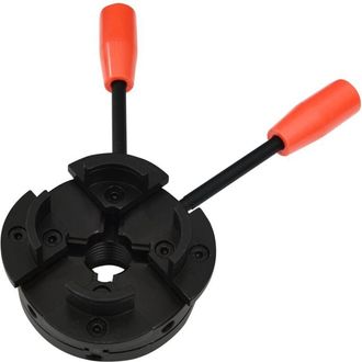 vidaXL Mandril De Madera 4 Mordazas Con Conexi&oacute;n M33 Acero 100 Mm Vidaxl