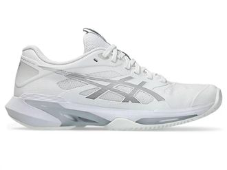 Asics Womens Solution Speed Ff 4 Shoe In White/pure Silver