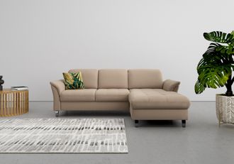 Sit&more Ecksofa »Maggiore L-Form« wahlweise mit Kopfteilverstellung, Bettfunktion und Bettkasten