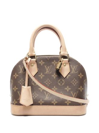 Louis Vuitton 2021-2025 BB Alma monogram tote bag - Bruin