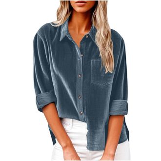 Generic Velvet Shirts for Women UK Elegant V Neck Blouse Smart Casual Tunic Tops Plain Loose Fit Velour Pullover Solid Long Sleeve Oversized Tees Shirt Office