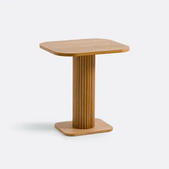 La Redoute Interieurs Tamula bistrotafel eikenfineer met 2 couverts