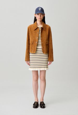 Claudie Pierlot Jupe ray&eacute;e