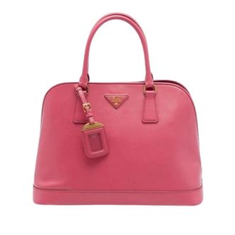 Prada Pre-owned Promenade Satchel - Dames - Pre-owned - Roze - Maat: ONE Size Leer