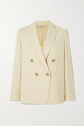 Vince Blazer Doppiopetto In Cr&ecirc;pe Riciclato - Neutri