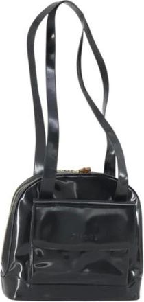 Gucci Pre-owned Shoulder Bags, female, Black, Size: ONE SIZE Pre-owned Leather Shoulder Bag