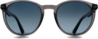 Persol PO3152S 1196S3 transparant grijs lichtblauw gradi&euml;nt donkerblauw gepolariseerde zonnebril