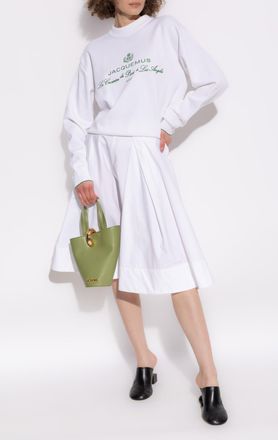 Jacquemus Flared Skirt, Womens, White