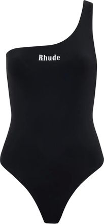 Rhude Asymmetrisch badpak - Zwart