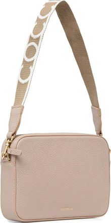 Coccinelle Tebe boekentas met afneembaar bandje - Beige