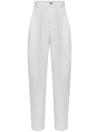 Jacquemus Le De-Nîmes Curzio trousers - White