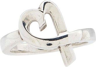 Tiffany & Co. Tiffany & Co Paloma Picasso Metal Heart Ring (Authentic Pre-Loved)