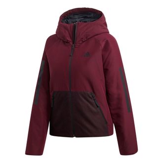 adidas (WMNS) adidas Back-To-Sport Jacket Asia Sizing Burgundy DZ1516
