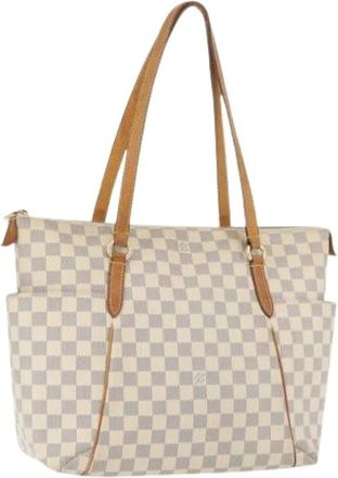 Louis Vuitton Pre-owned Tote Bags, female, Multicolor, Size: ONE SIZE Pre-owned Damier Azur Tote Bag