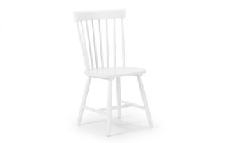 Julian Bowen Torino Dining Chair - White - Julian Bowen | TJ Hughes