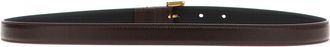 Saint Laurent Cassandre Belt - brown