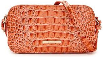 Brahmin Danica Cross Body Womens Handbags Solar Orange, Leather