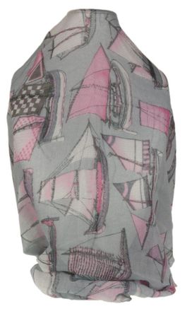 Girly HandBags Womens Vintage Ships Scarf Boats Vintage Ship Seaside Beach - Purple