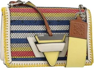 Loewe Pre-owned Leather Schoudertas - Dames - Vintage Schoudertas - Veelkleurig - ONE Size - Leer - Vintage
