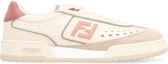 Fendi Match Leather low-top sneakers - Dames - Sneakers - Roze - 36 EU - Leer - Schoenen
