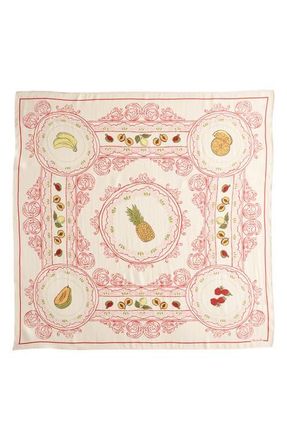 Madewell Medium Silk Bandana in Vintage Ivory at Nordstrom