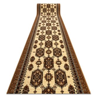 RugsX Rugsx - Alfombra De Pasillo Bcf Zegary Beige 100 Cm Beige 100x1150 Cm