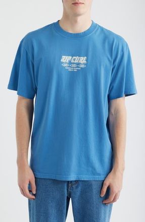 Rip Curl Liquid Trips Ripper Graphic T-Shirt in Royal Blue at Nordstrom, Size X-Large