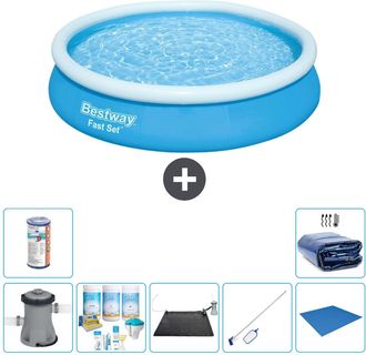 Bestway Piscina Bestway Fast Set Redonda - 366x76 Cm - 8-piezas S21436