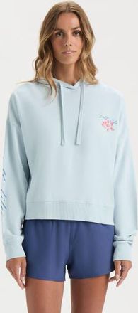 Salt Life Mahi Bloom Cropped Hoodie in Mist at Nordstrom, Size X-Large