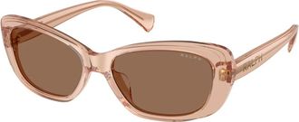 Ralph Lauren Zonnebril Ra 5322U 621173 - unisex - Zonnebrillen - Bruin - 55 MM - Accessoires
