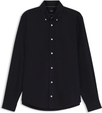 BOSS Regular-fit button-down shirt in Oxford cotton