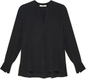 Maliparmi Camisa de Crep&eacute; Fluido - Blouses & Shirts - Mujer - Negro - 2XL