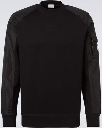 Moncler Felpa in misto cotone