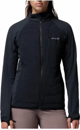 Columbia Arctic Crest II Hybrid Full Zip Fleecejacke f&uuml;r Damen | schwarz