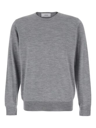 Lardini knitted crew-neck jumper - Grey