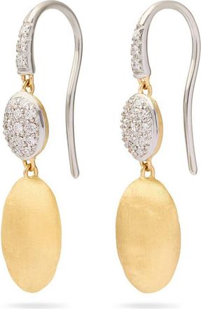 Marco Bicego Siviglia Diamond Drop Earrings in 18K Yellow/white Gold at Nordstrom